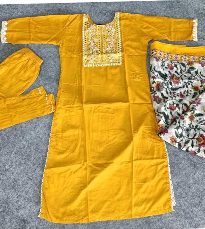 Elegant Yellow Kurta