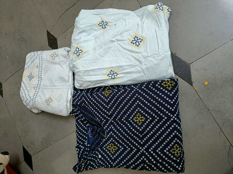 Printed Cotton Fabric Set