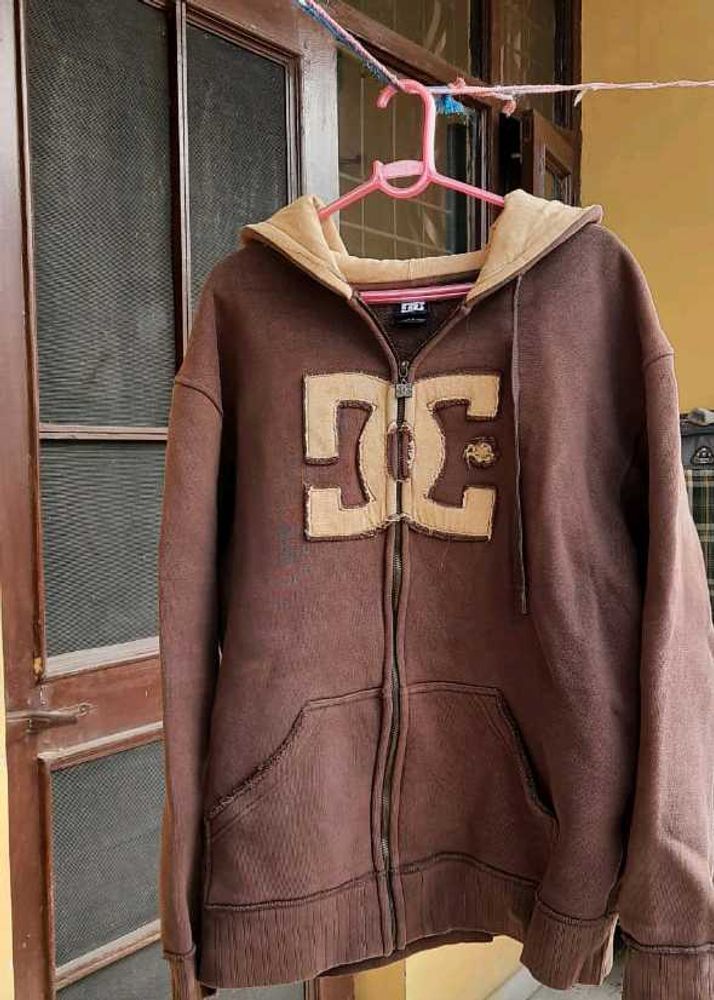 DC Brown Hoodie - Size Large