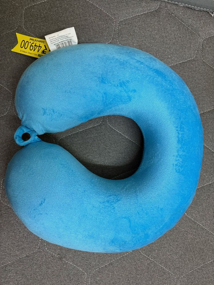 Blue Travel Neck Pillow