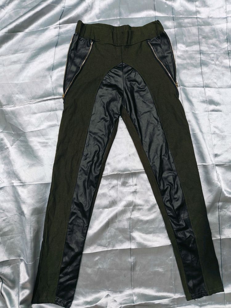 Imported Leather Jeggings Pant