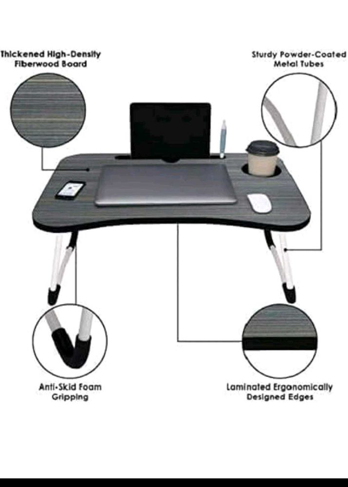 Foldable Wooden Multipurpose Laptop/Study Table