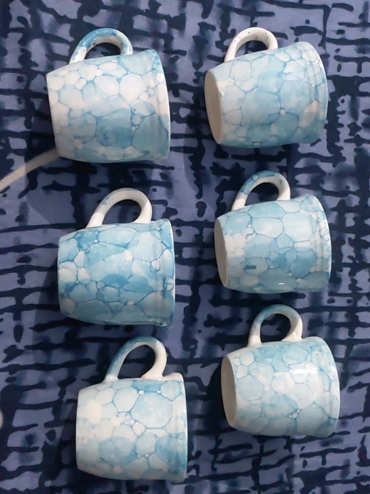 New Ceramic Cup Set Of 6