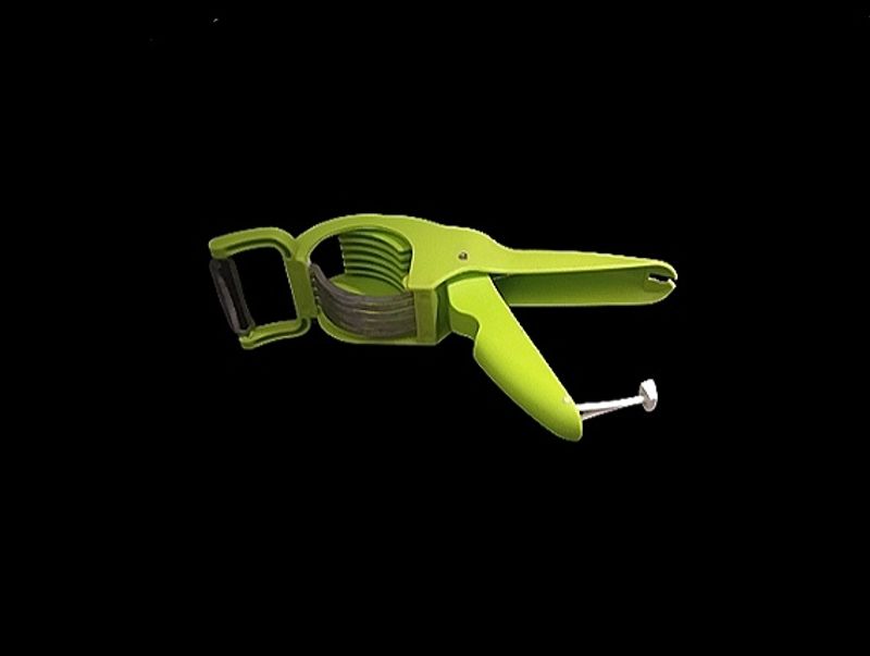Plastic Vegetable Cutter Green