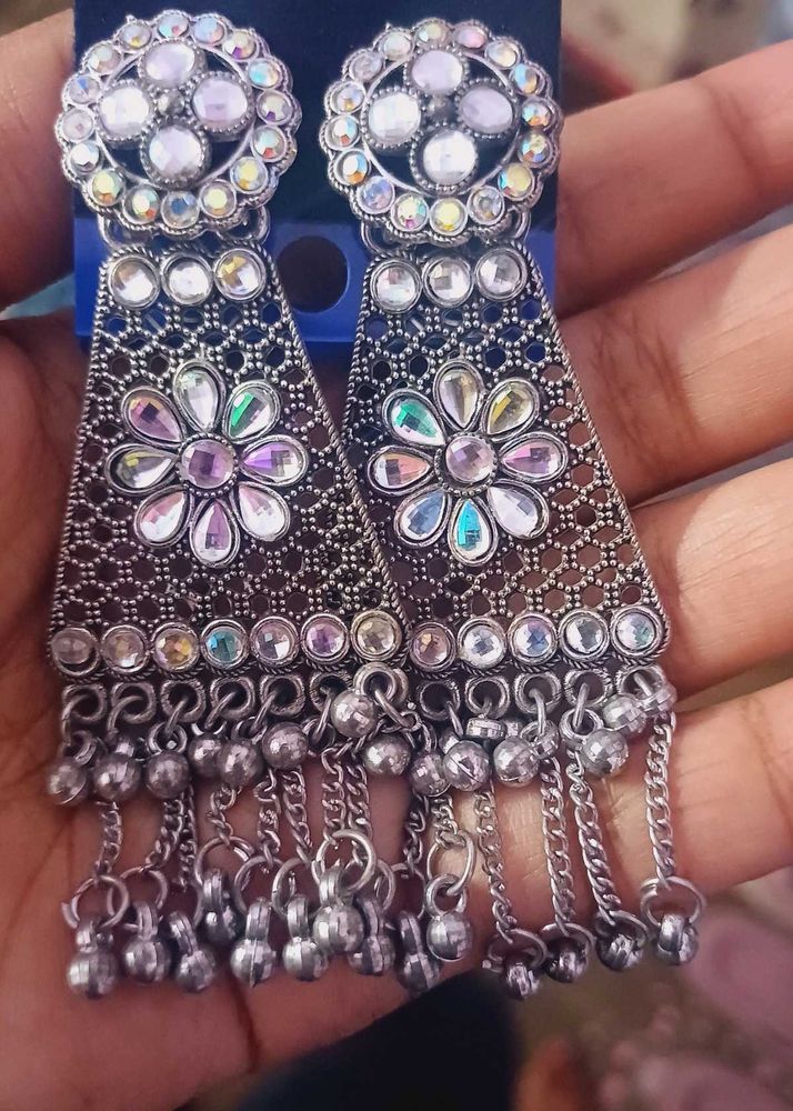 Oxidised Earrings