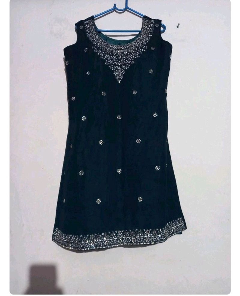 Heavy Stone Work Kurta Pant With Shrug