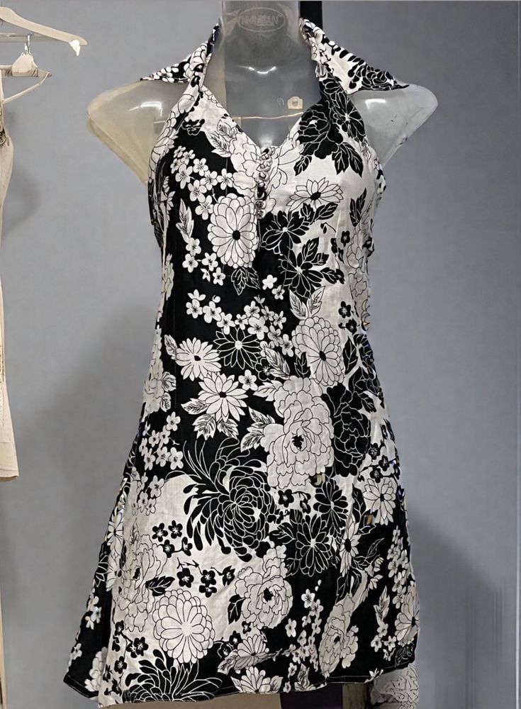 Pintrest Floral Halter Dress