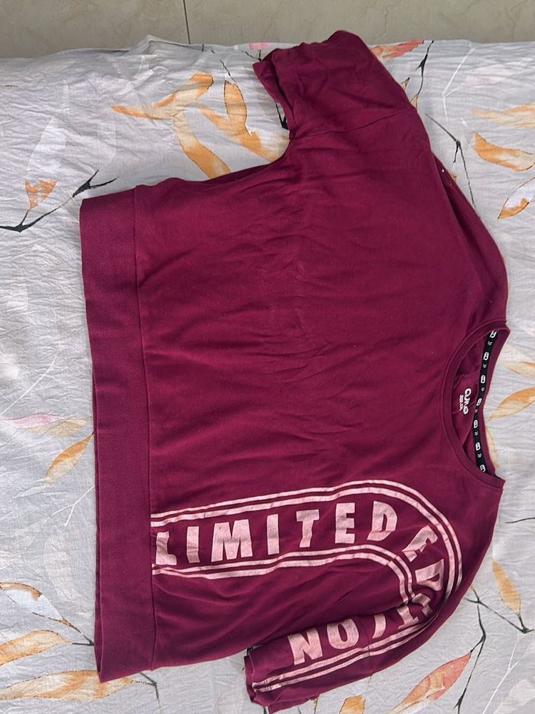 Burgundy &#39;Limited Edition&#39; Top