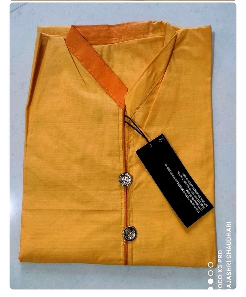 Orange Double Shade Kurta