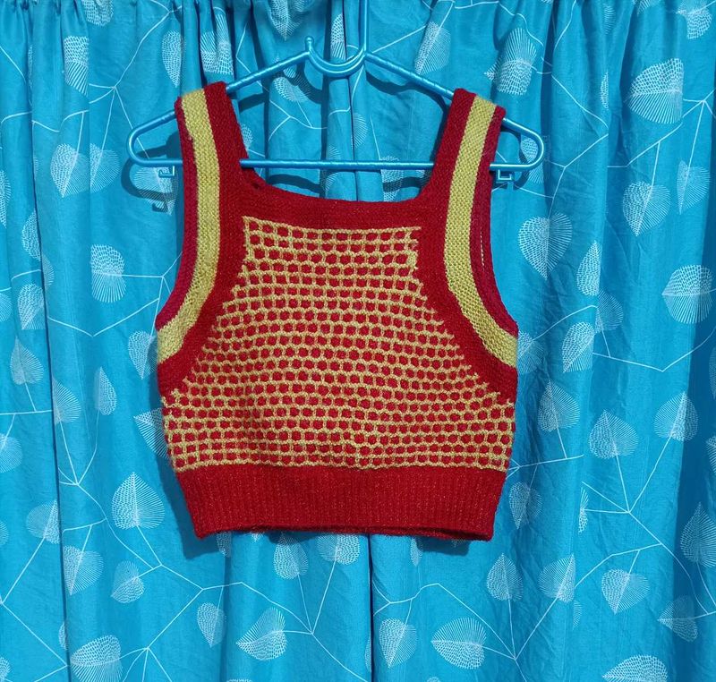 Woollen Crop Top