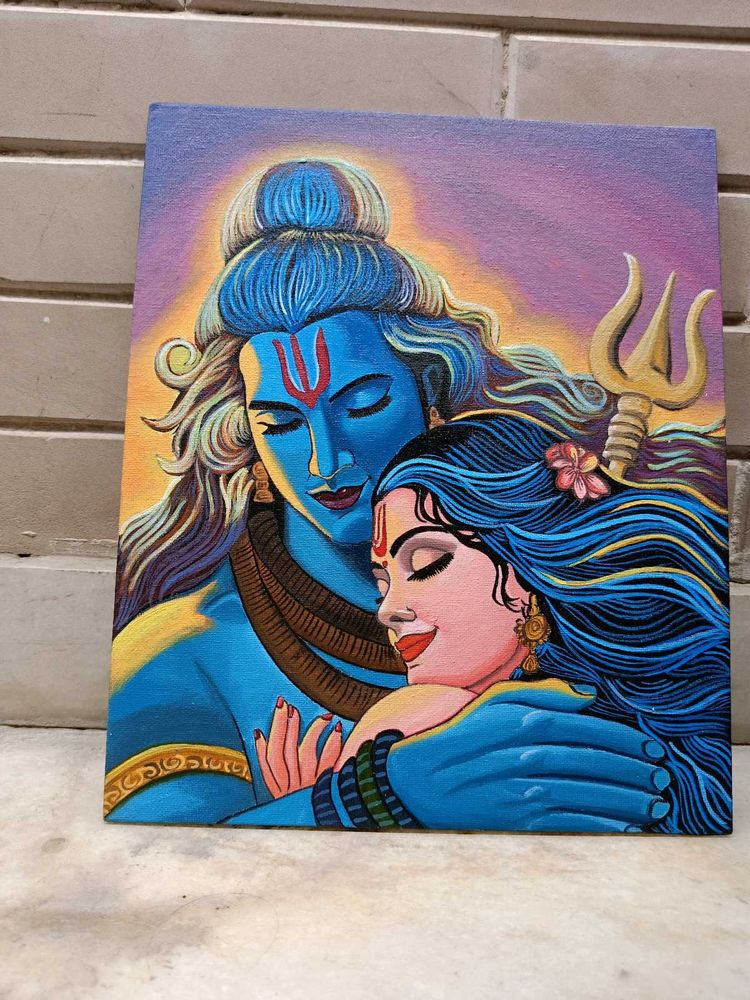 Shiv Parvati Painting