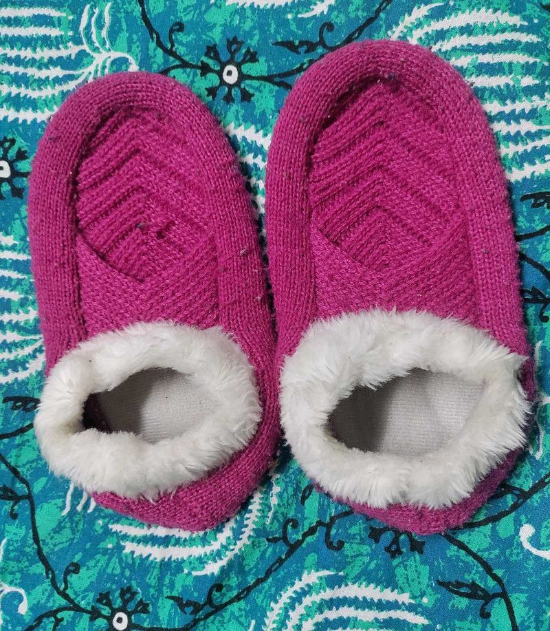 Pink Winter Socks