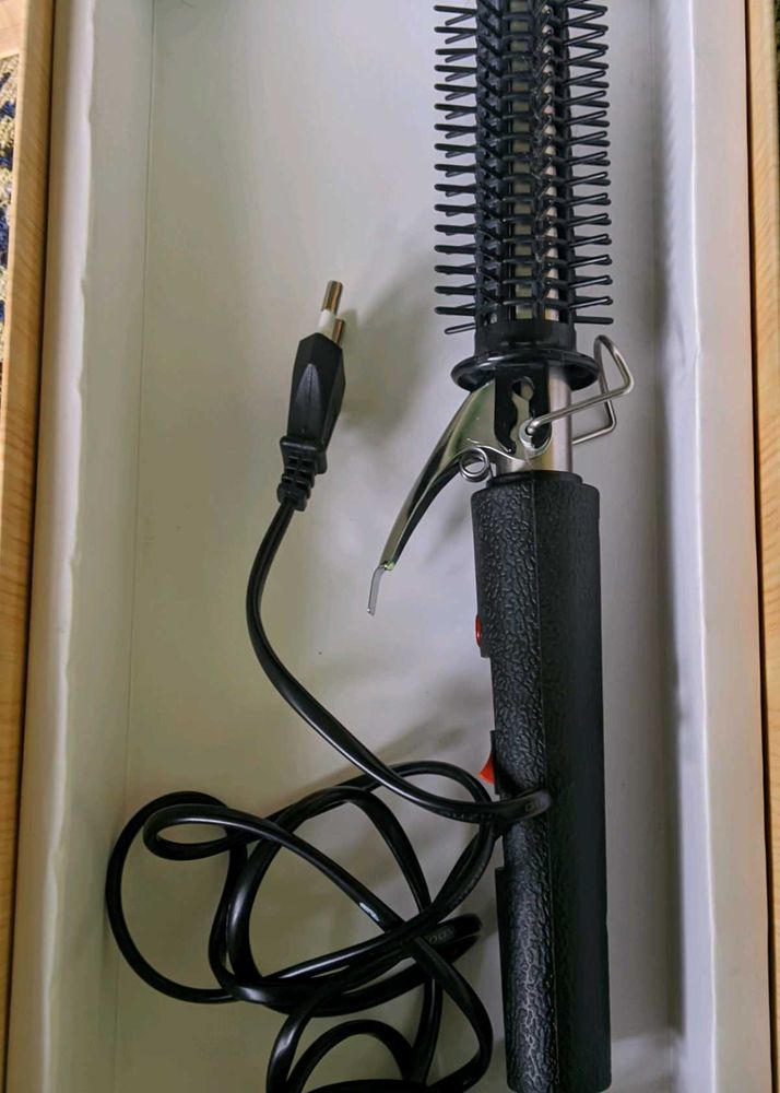 Hair Curler Roller With Mini Straightener