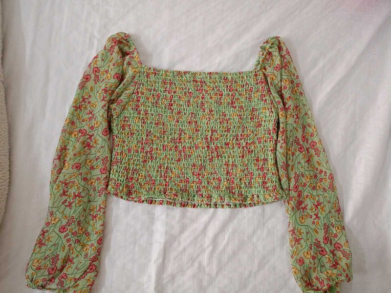 Floral Long Sleeve Top