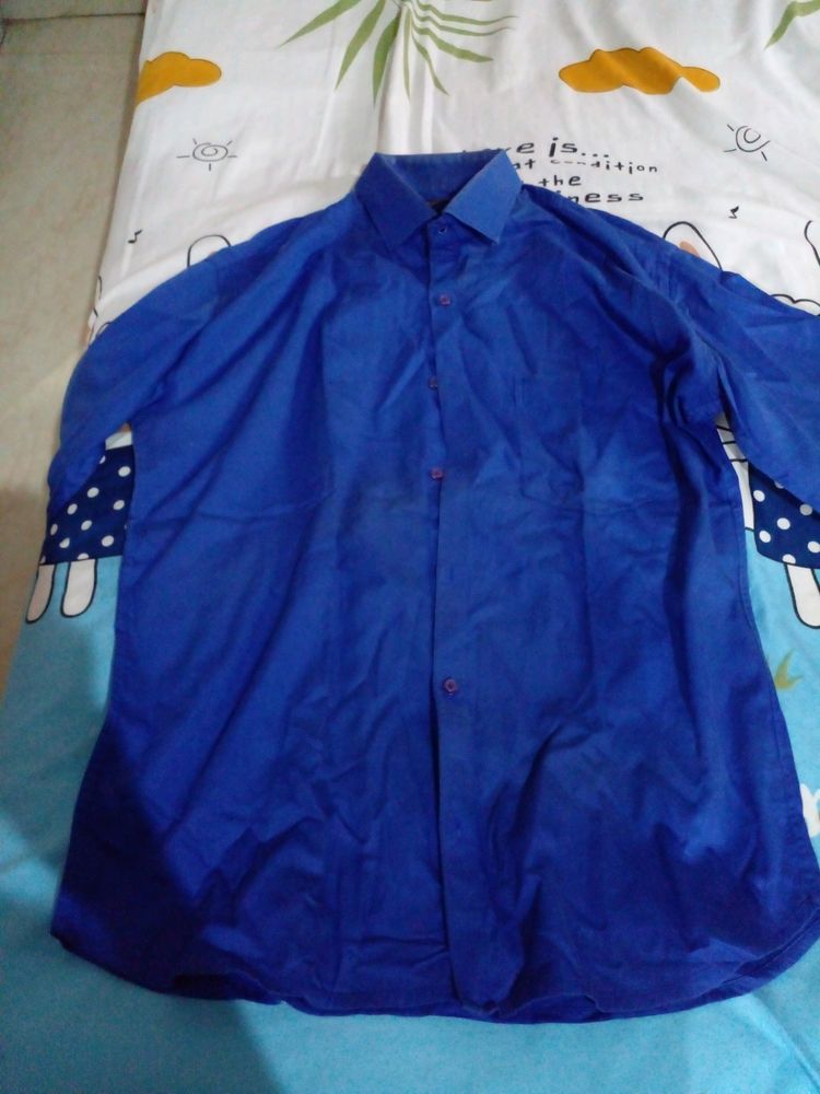 Challenger Dark Blue Office Wear Shirt