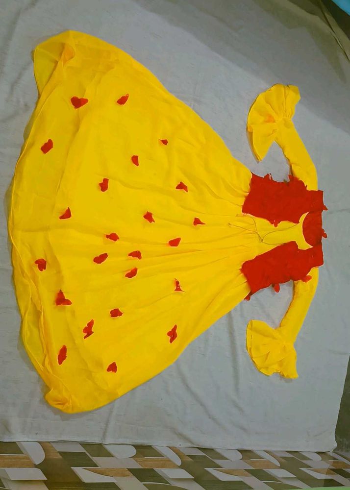 Butterfly Frock With Koti