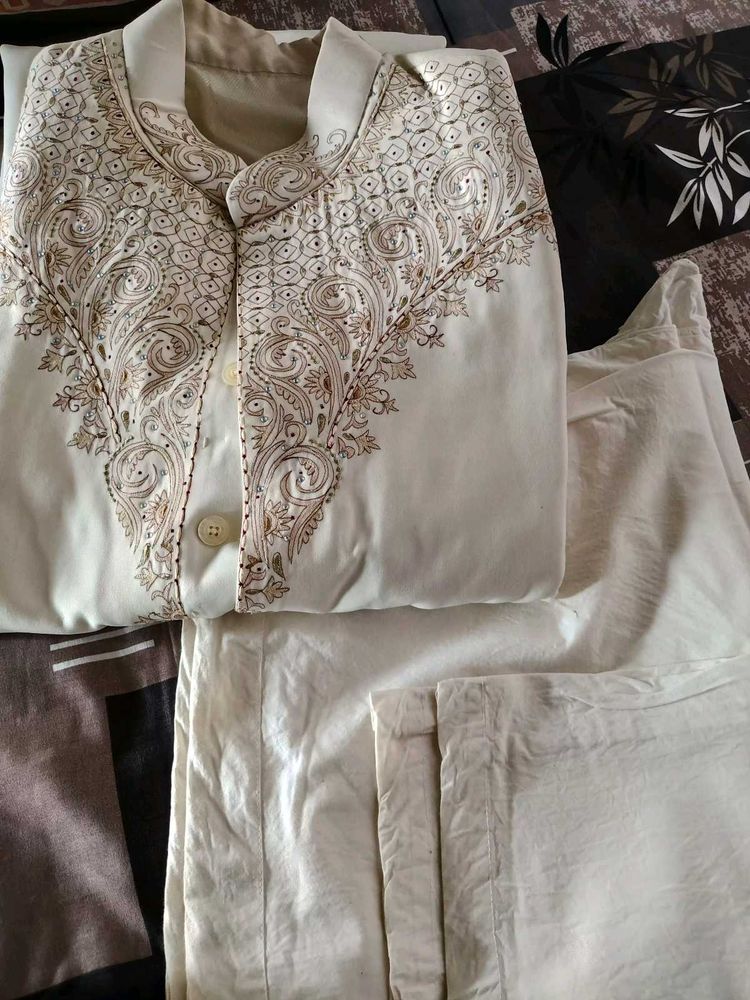 Shatranj Brand Sherwani For Men