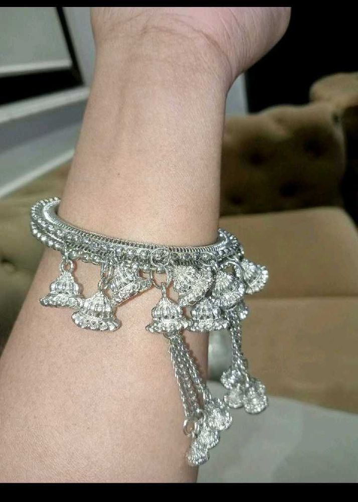 Silver Kada (2) + 2 Bangle Set