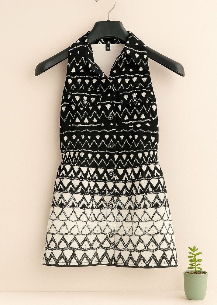 Halter Neck Top Backless