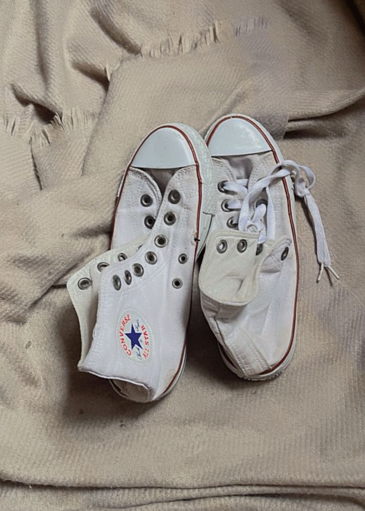 White Converse All Stars