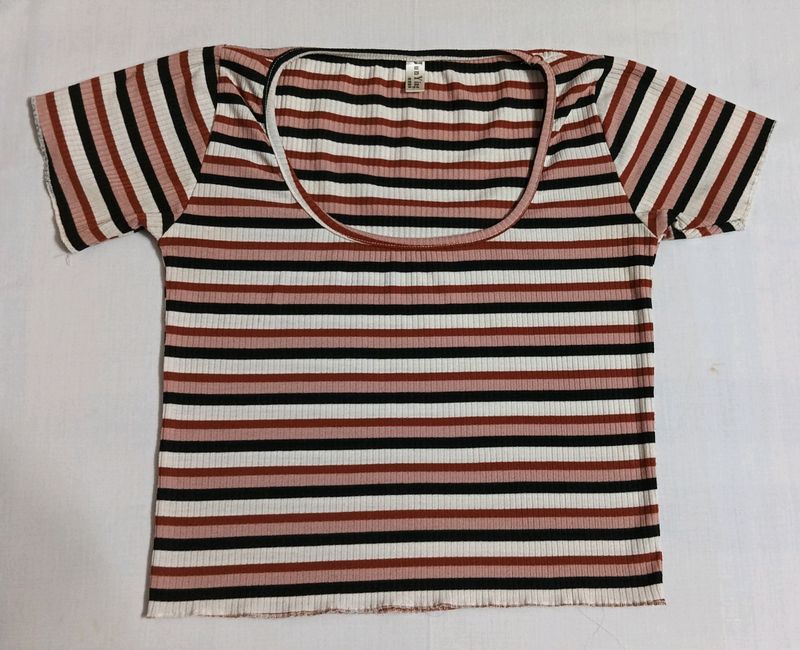 U Neck Crop Tee❤️‍🔥
