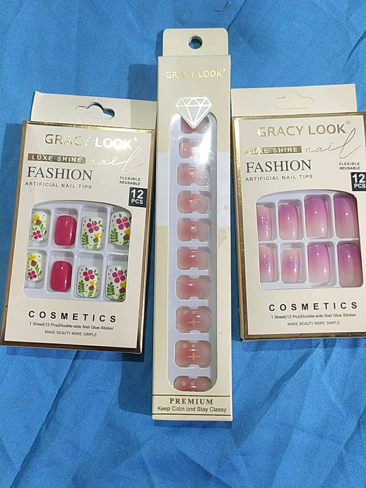 Artificial Nail Pack Of 3