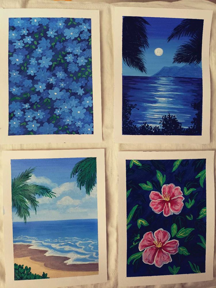 Combo Of 4 Paintings
