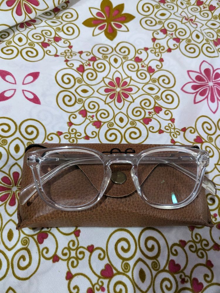 Transparent Eyeglasses With blu Light Protection