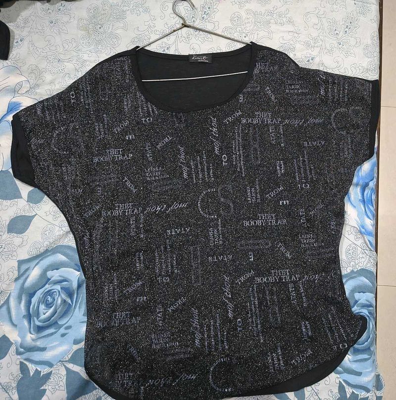 Stylish Graphic Print Top