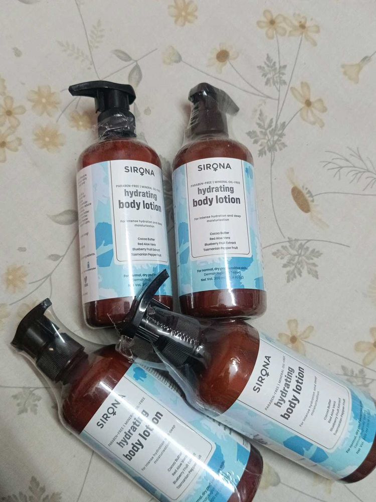 Body Lotion Sirona 4 Bottles Combo For Tandeep