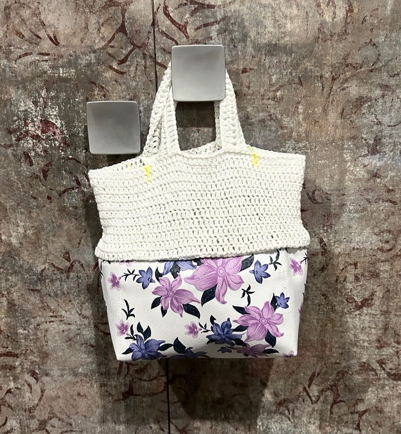 Brand new Crotchet Canvas bag