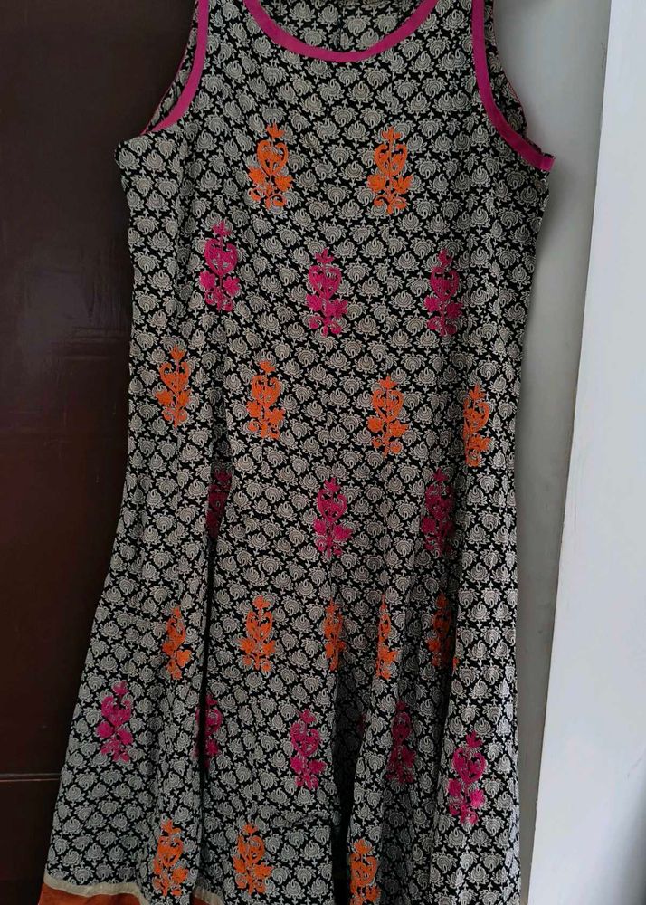 melange anarkali kurta