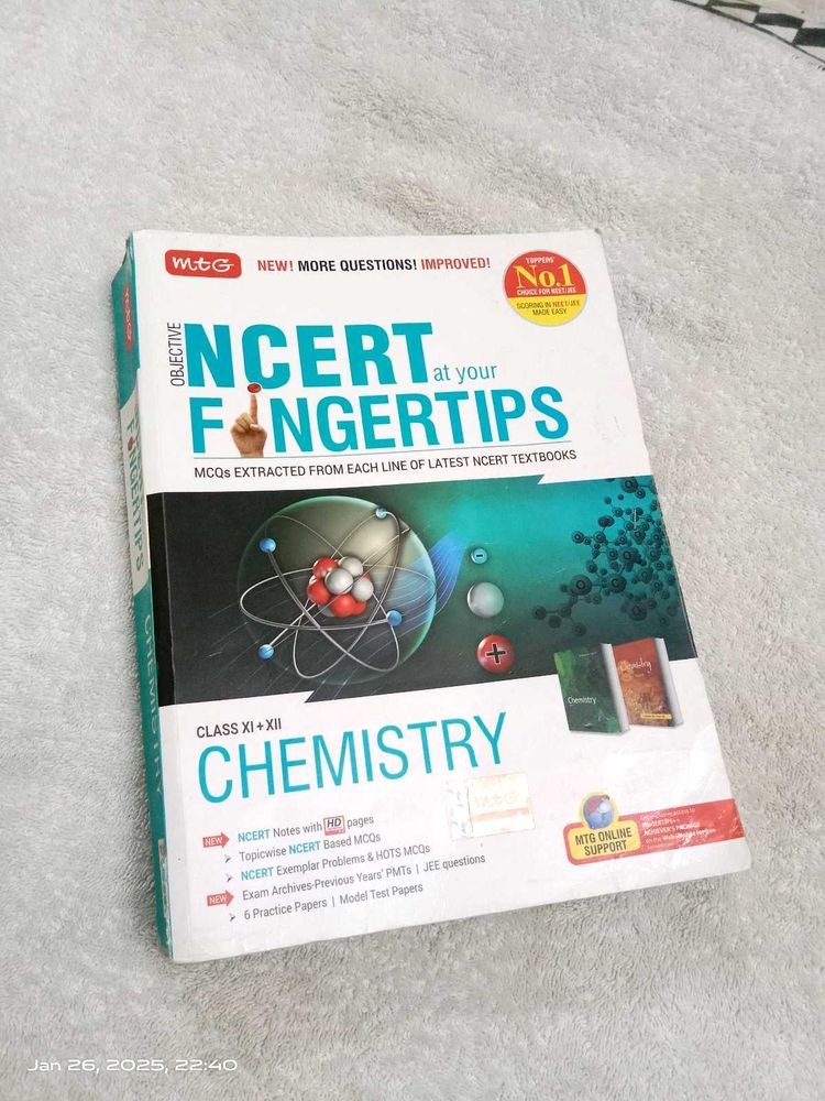 MTG NCERT Fingertips Chemistry 11th 12th