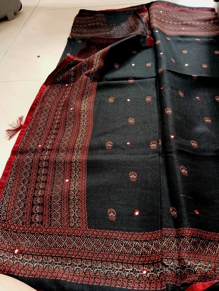 Jute Cotton Saree