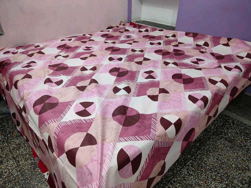 cotton Patterned Bedsheet