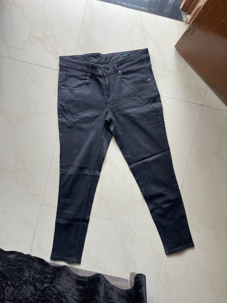 Benetton Black Skinny Jeans