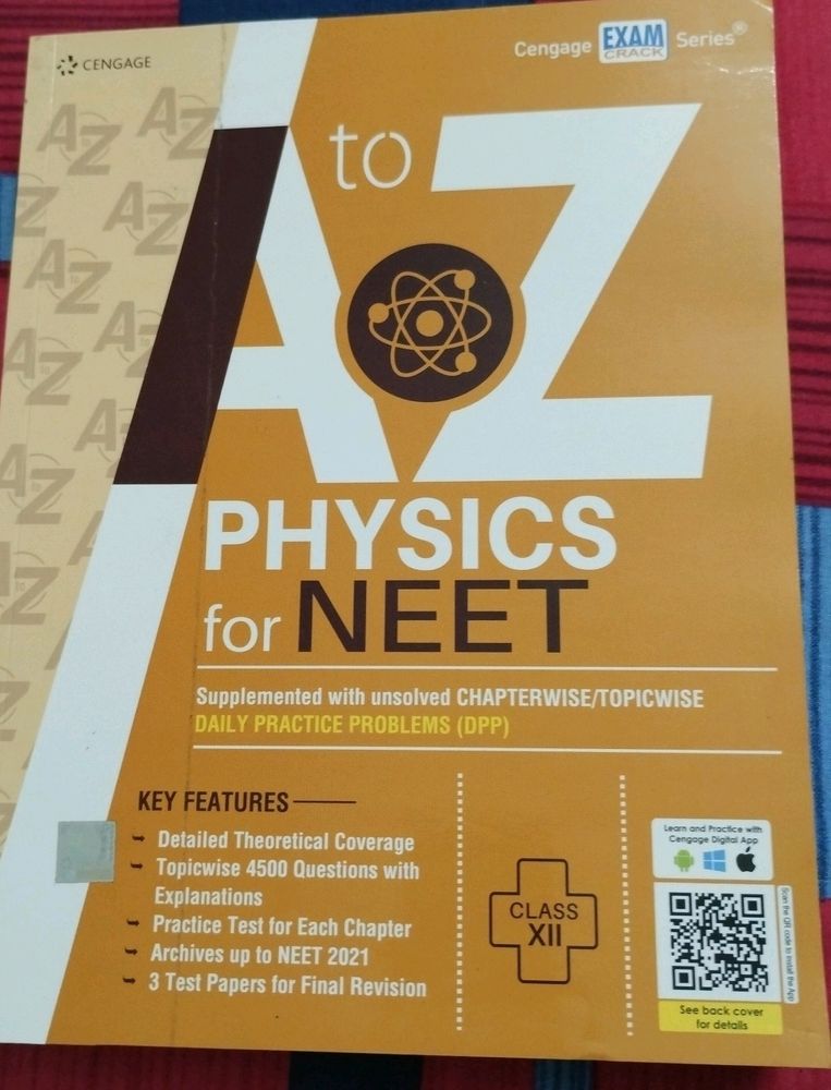 PHYSICS A TO Z FOR NEET ,BY CENGAGE PUBLICATION