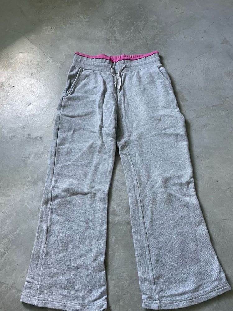 Gray Casual Pants