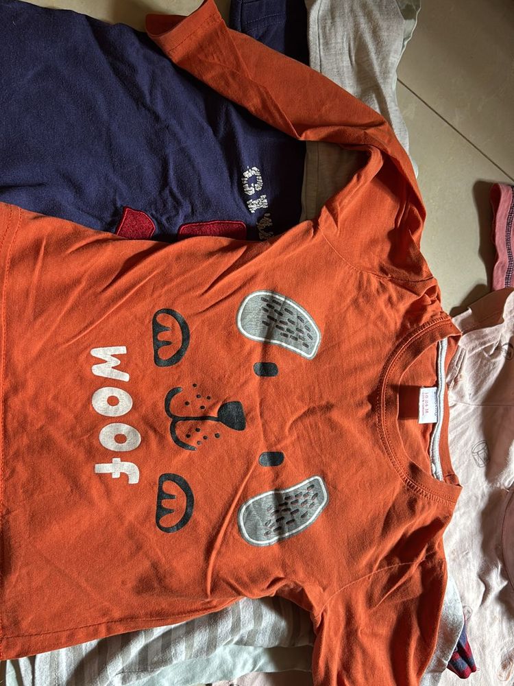 7 No Baby Boy T-shirt Only Combo