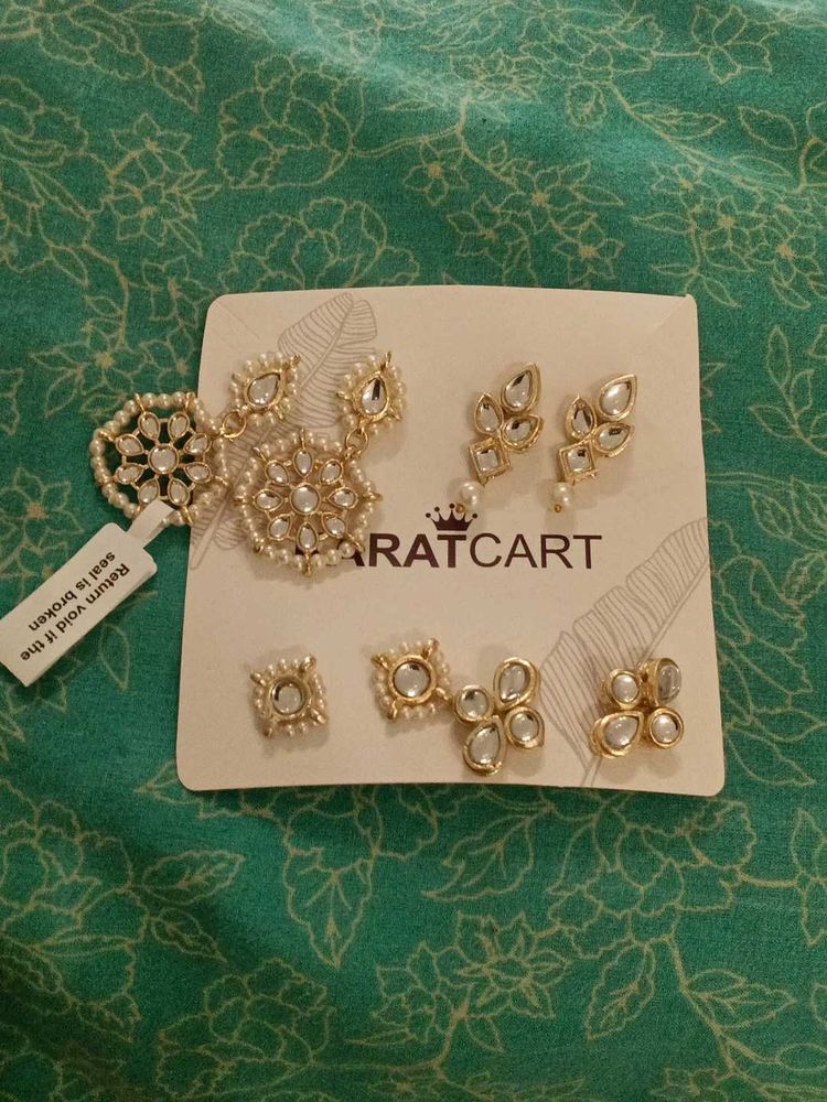 Brand newset of four  earrings