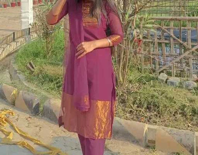 Elegant Maroon Kurta Set
