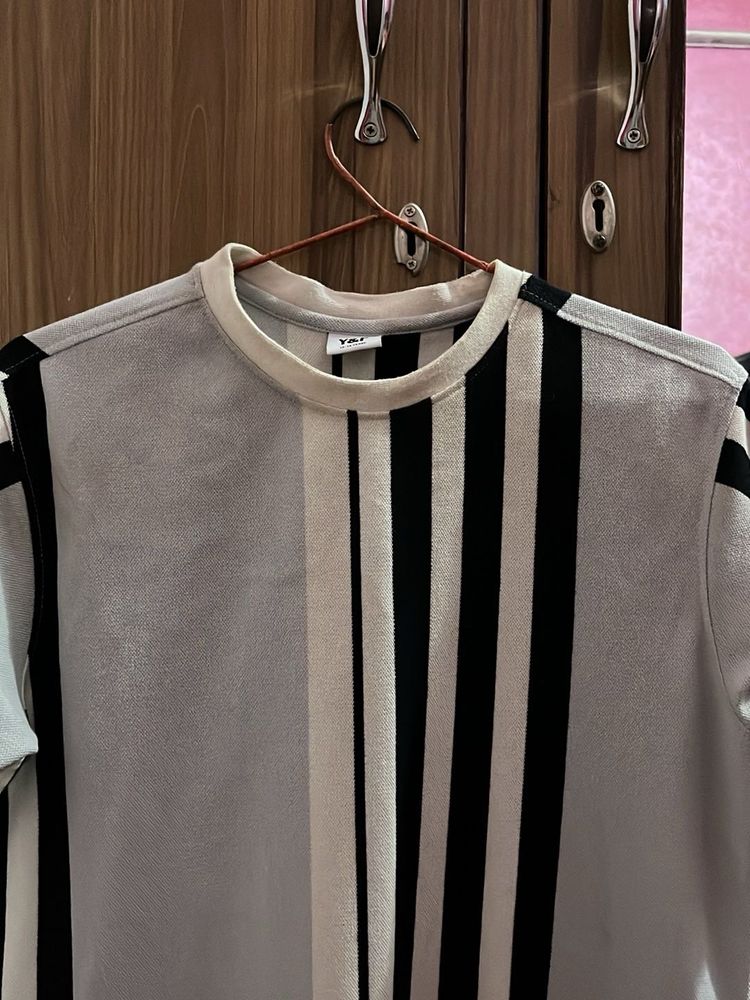 Westside Striped Oversize T-Shirt Unisex