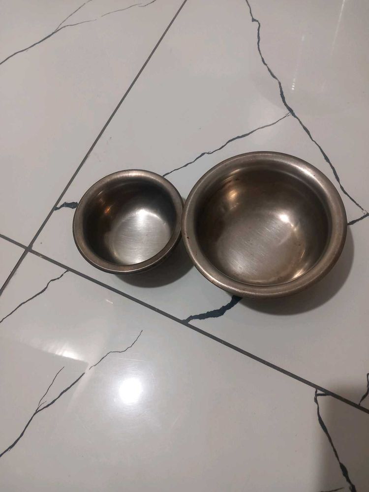 Stainless Steel small handi (Set of 2)