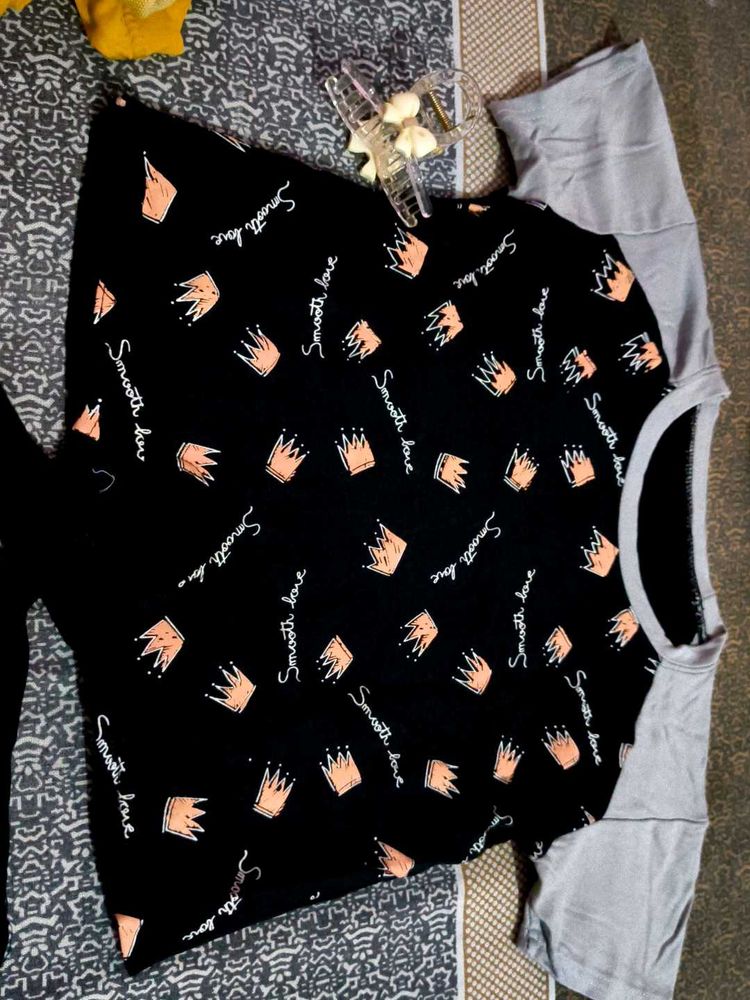 Crown Print Tee