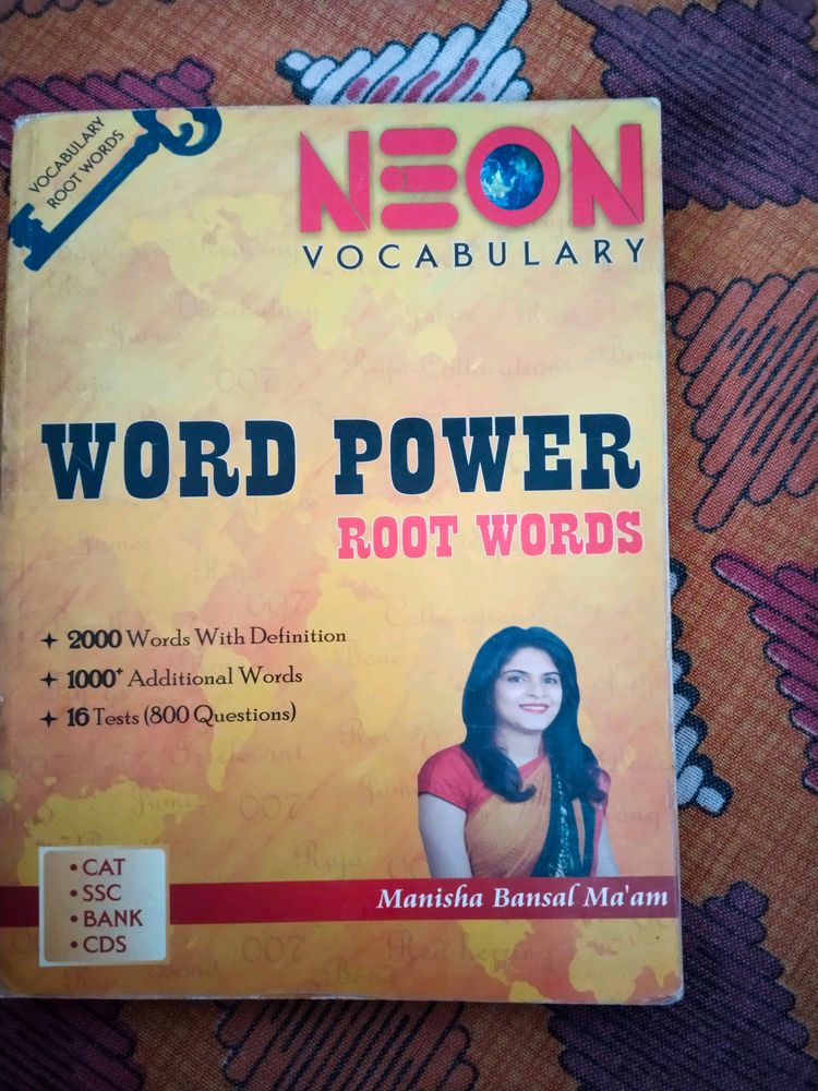 Neon Word Power Vocabulary Book , English Grammar
