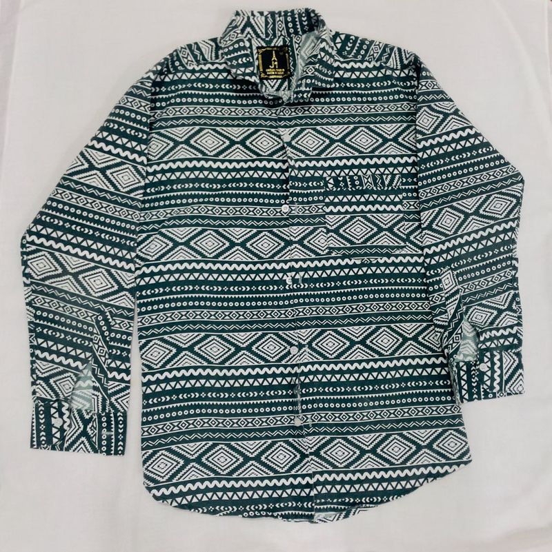 Patterned Men&#39;s Shirt