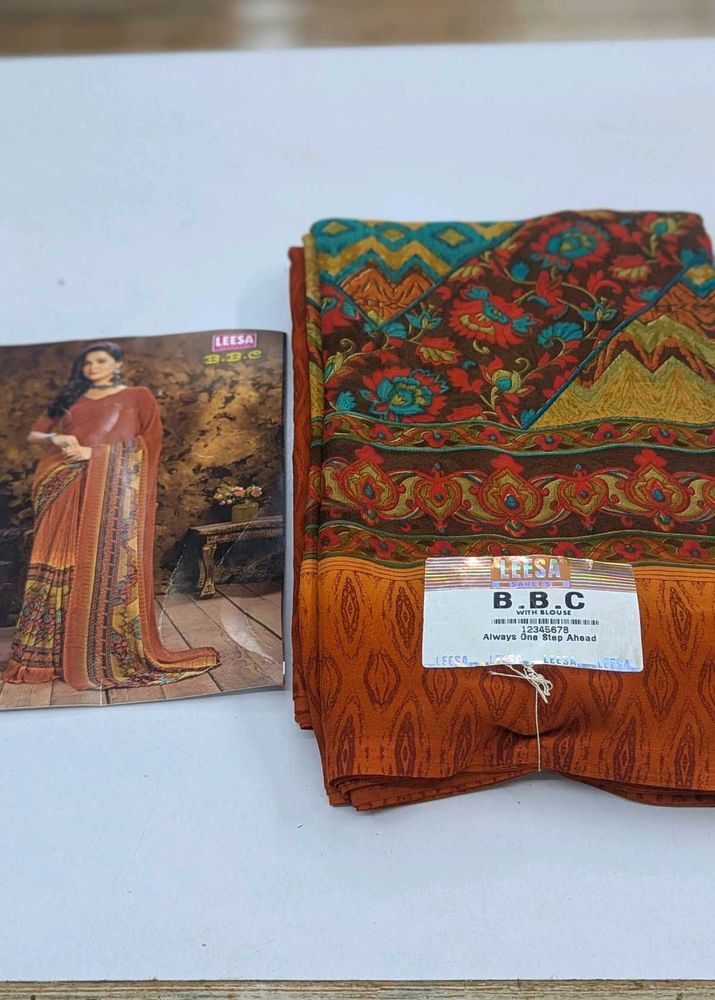 Elegant Printed Saree