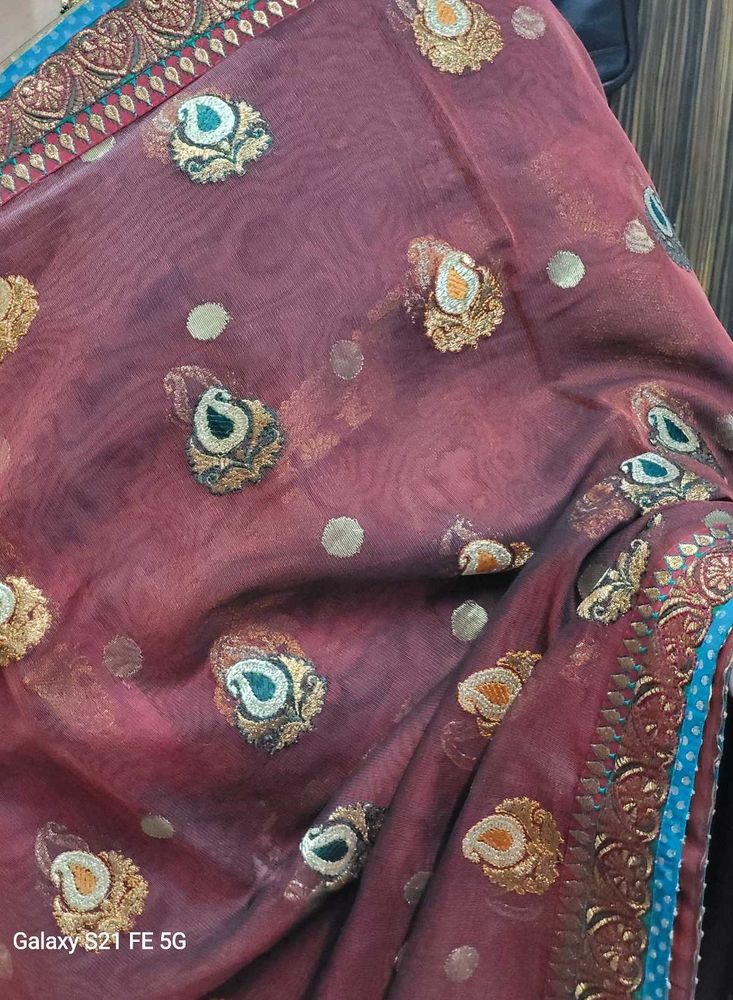 Party Wear Net Saree