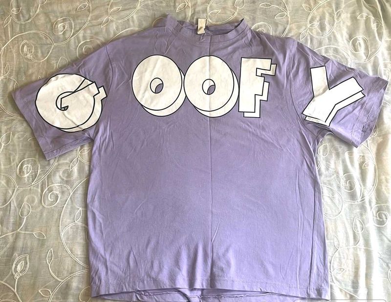 Purple Oversized T shirt