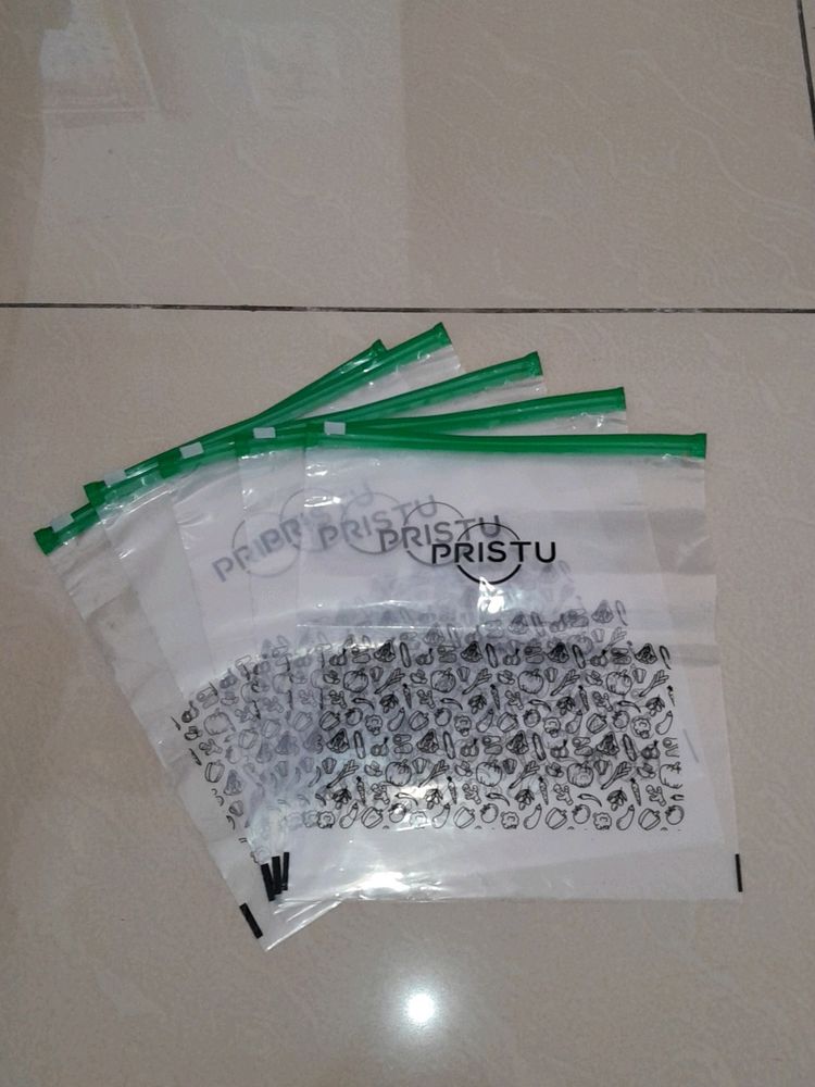 5 Ziplock Bags for Fruits And Vegetables
